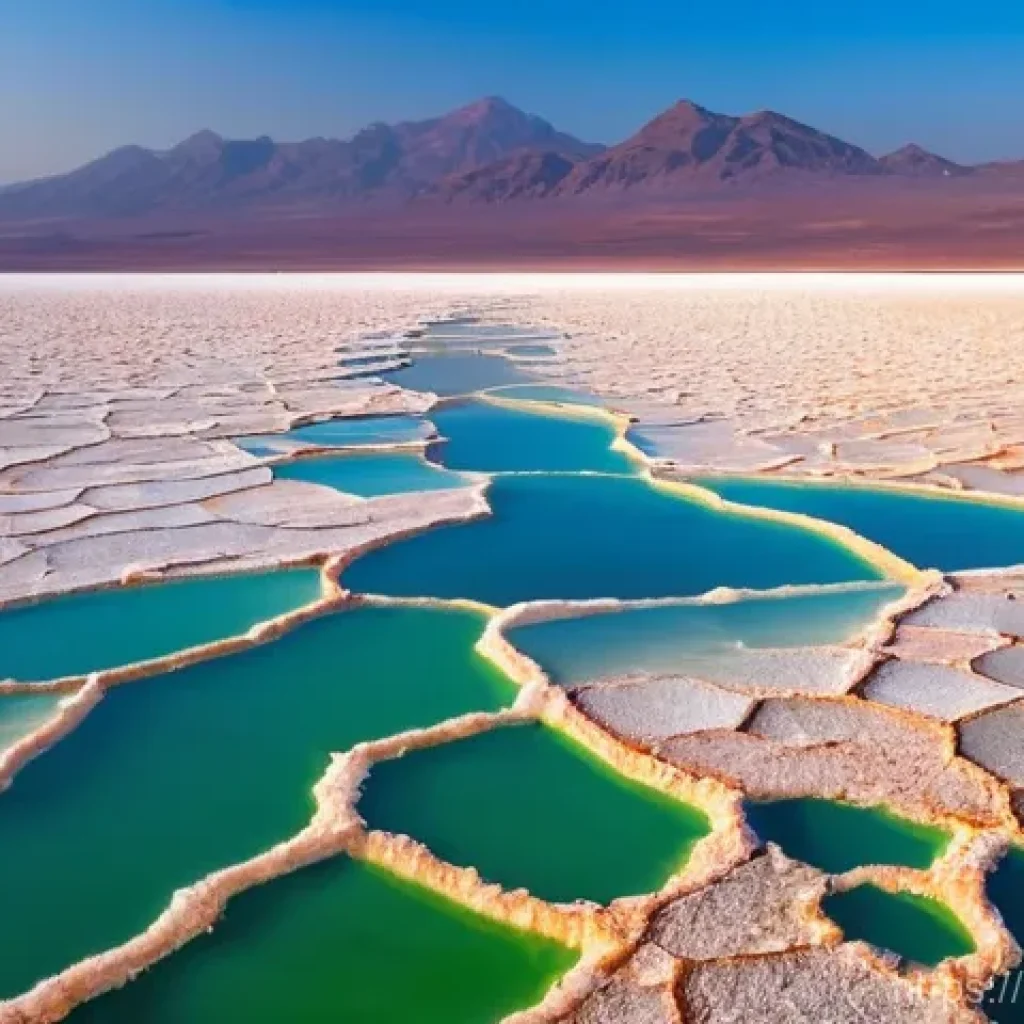 에리트레아의 소금 생산지 - **Prompt 1: "The Danakil Salt Flats at Dawn"**
A breathtaking, wide-angle shot of the Danakil De...