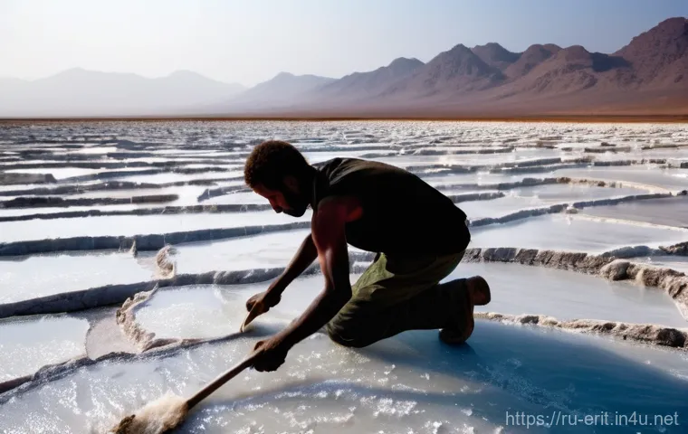 에리트레아의 소금 생산지 - **Prompt 1: "The Danakil Salt Flats at Dawn"**
A breathtaking, wide-angle shot of the Danakil De... 에리트레아의 소금 생산지 - **Prompt 1: "The Danakil Salt Flats at Dawn"**
A breathtaking, wide-angle shot of the Danakil De...